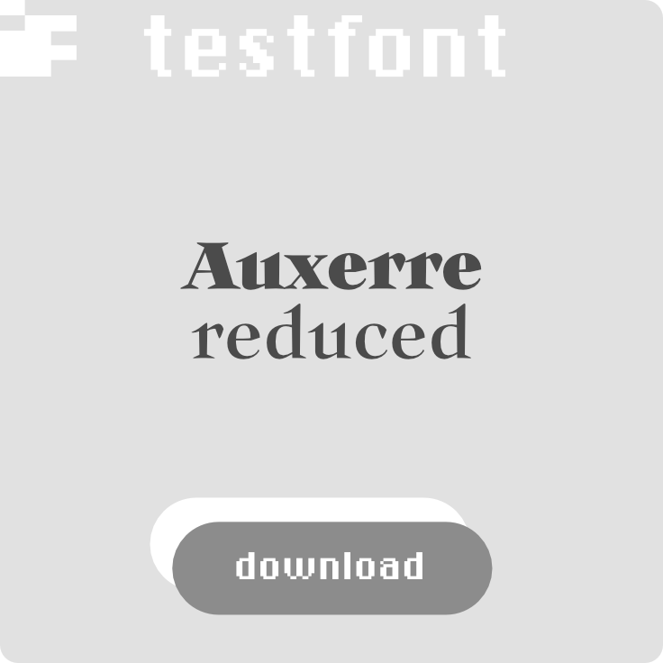download free test font Auxerre