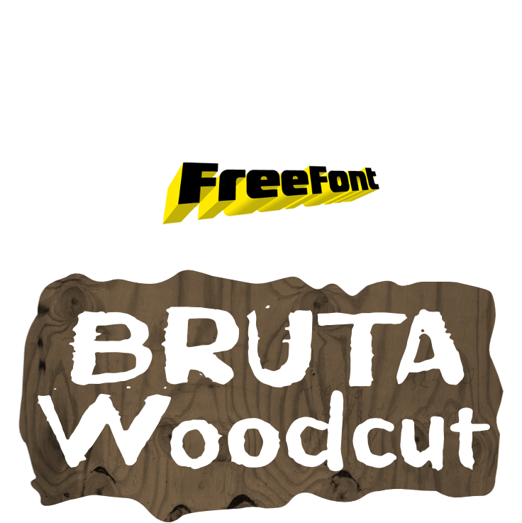 ingoFont Bruta Woodcut