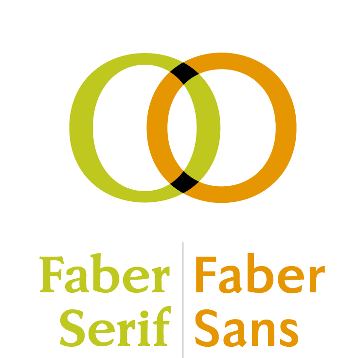 Faber Serif und Faber Sans - zwei zueinander passende Schriftfamilien