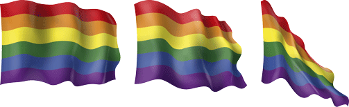 Rainbow flag of the LGBT movement